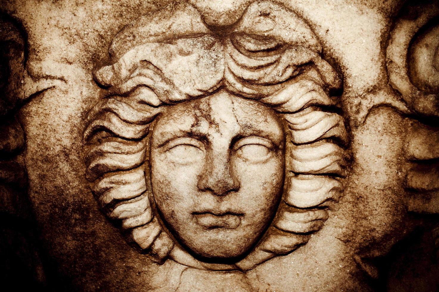 mármol griego antiguo histórico foto