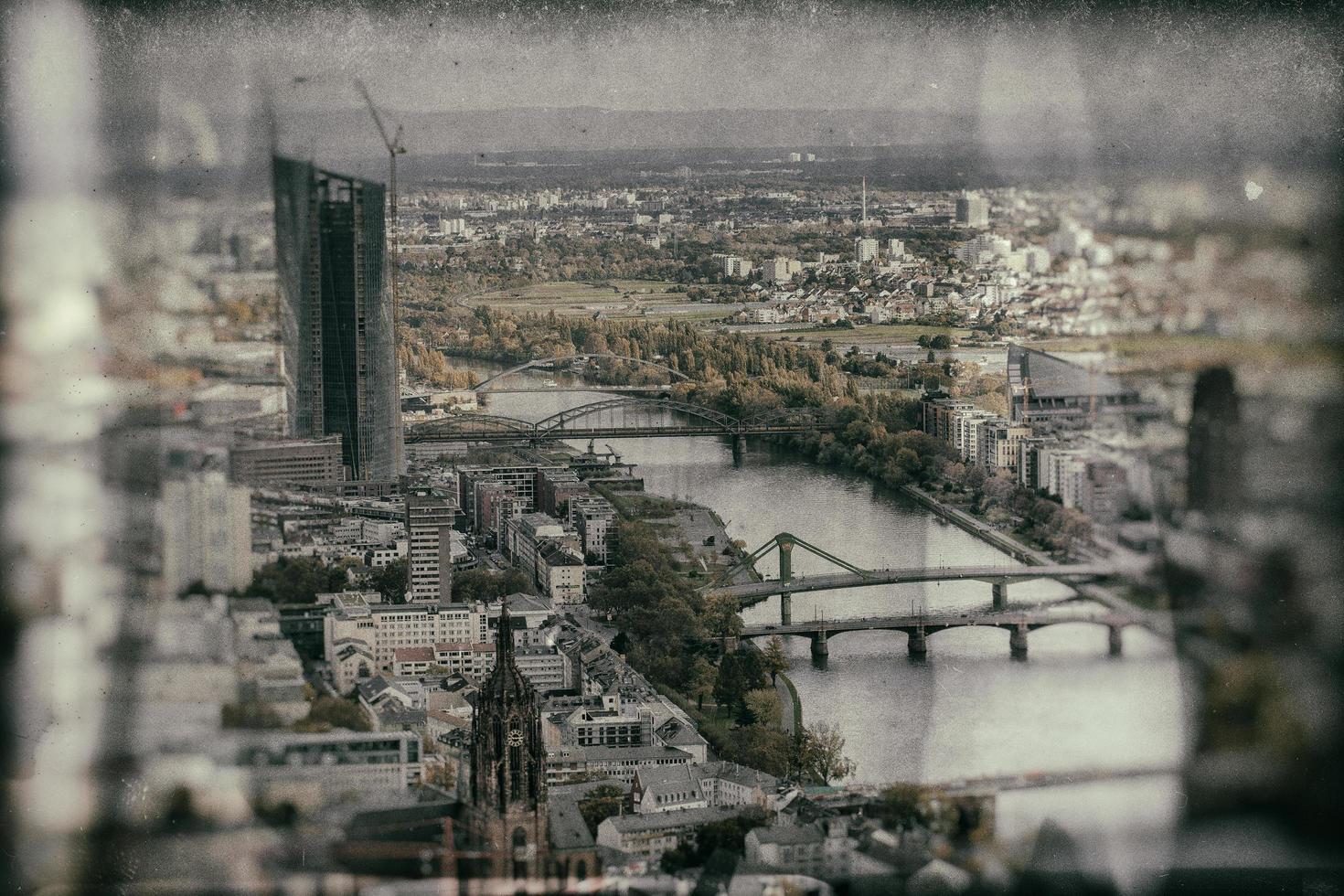 European Cityscape General Buildings in Germany Frankfurt photo