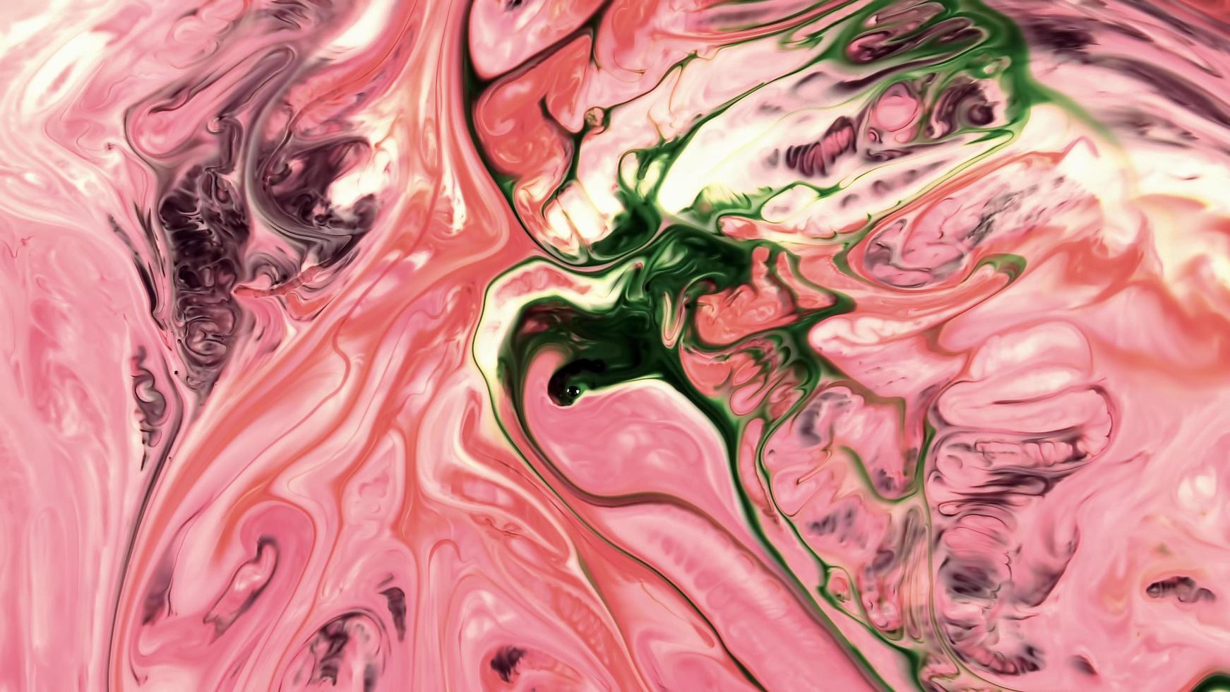 Abstract Paint Brush Ink Smooth Concept Symmetric Pattern photo