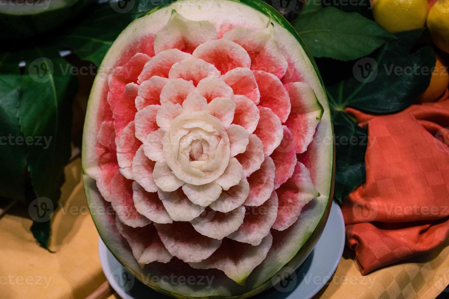 perfect fruit carving photo