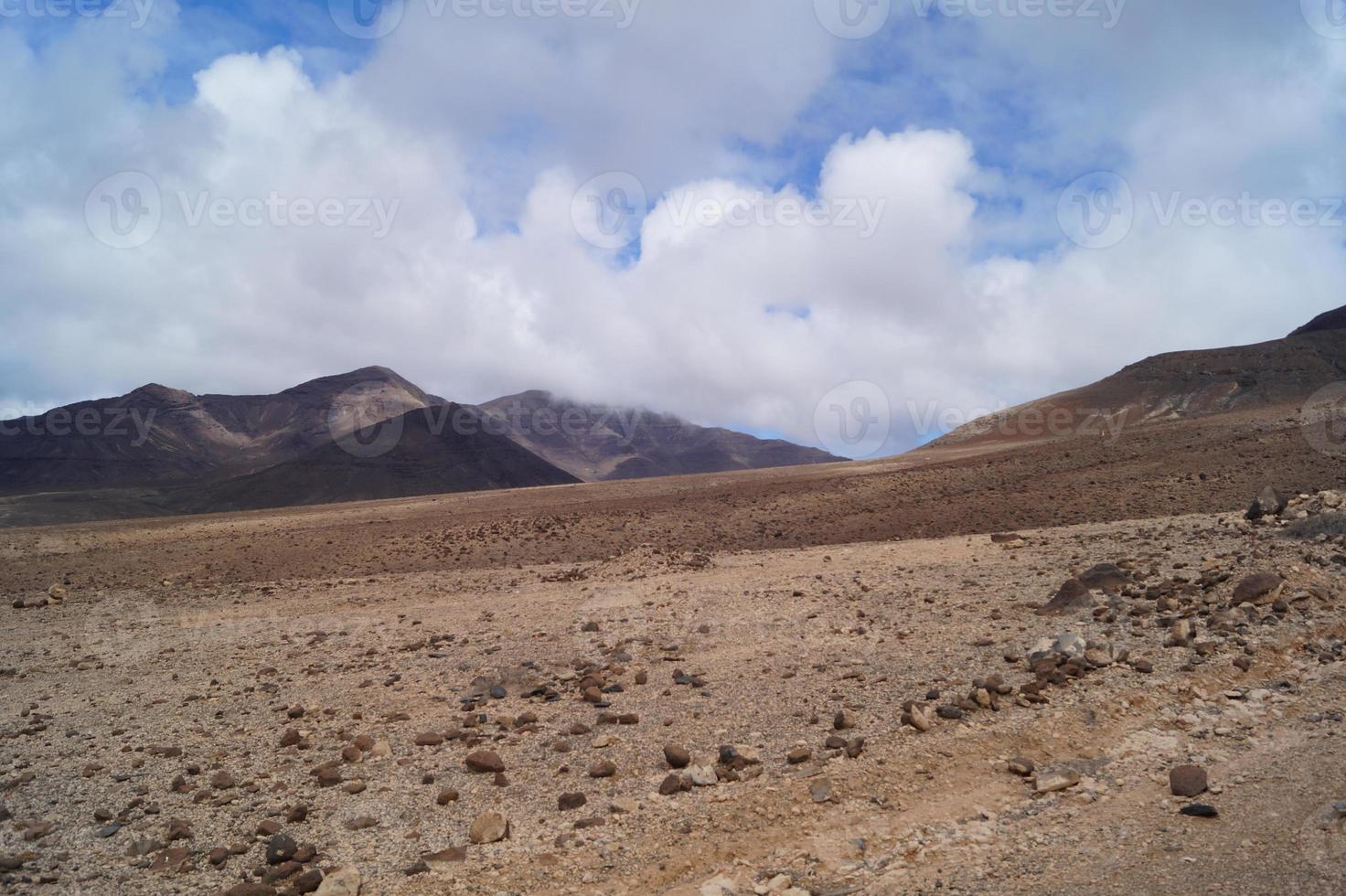 volcanic mountains of Fuerteventura - Spain photo