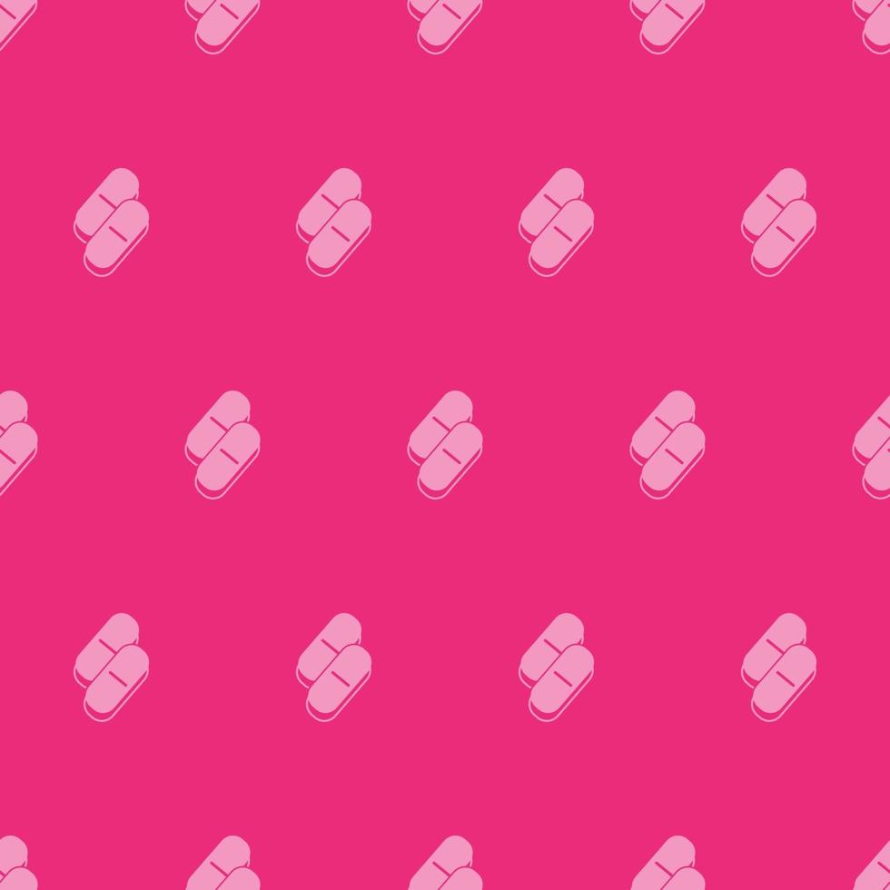seamless pattern two color troche with pink background vector