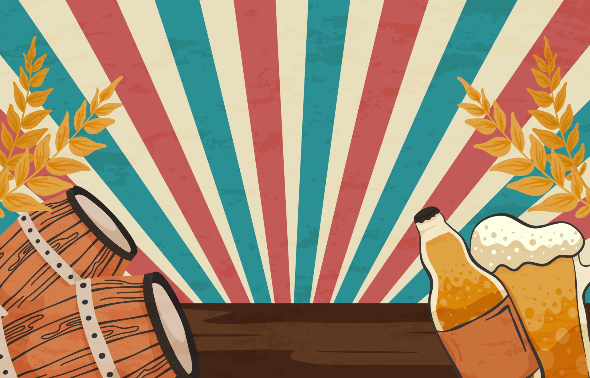 Retro Classic Beer Background 3102334 Vector Art at Vecteezy