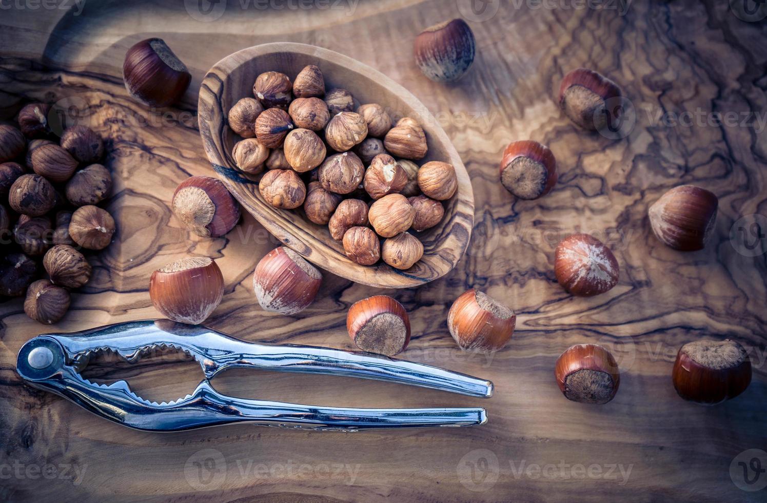 fresh Hazelnut fruits photo