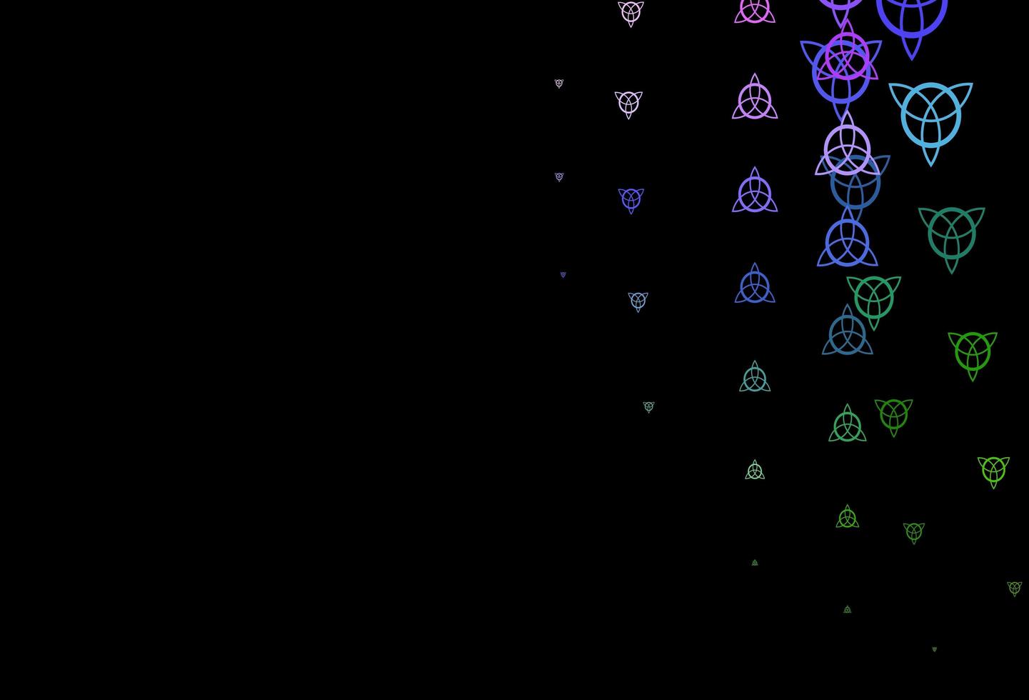 Abstract vector background with colorful gradient