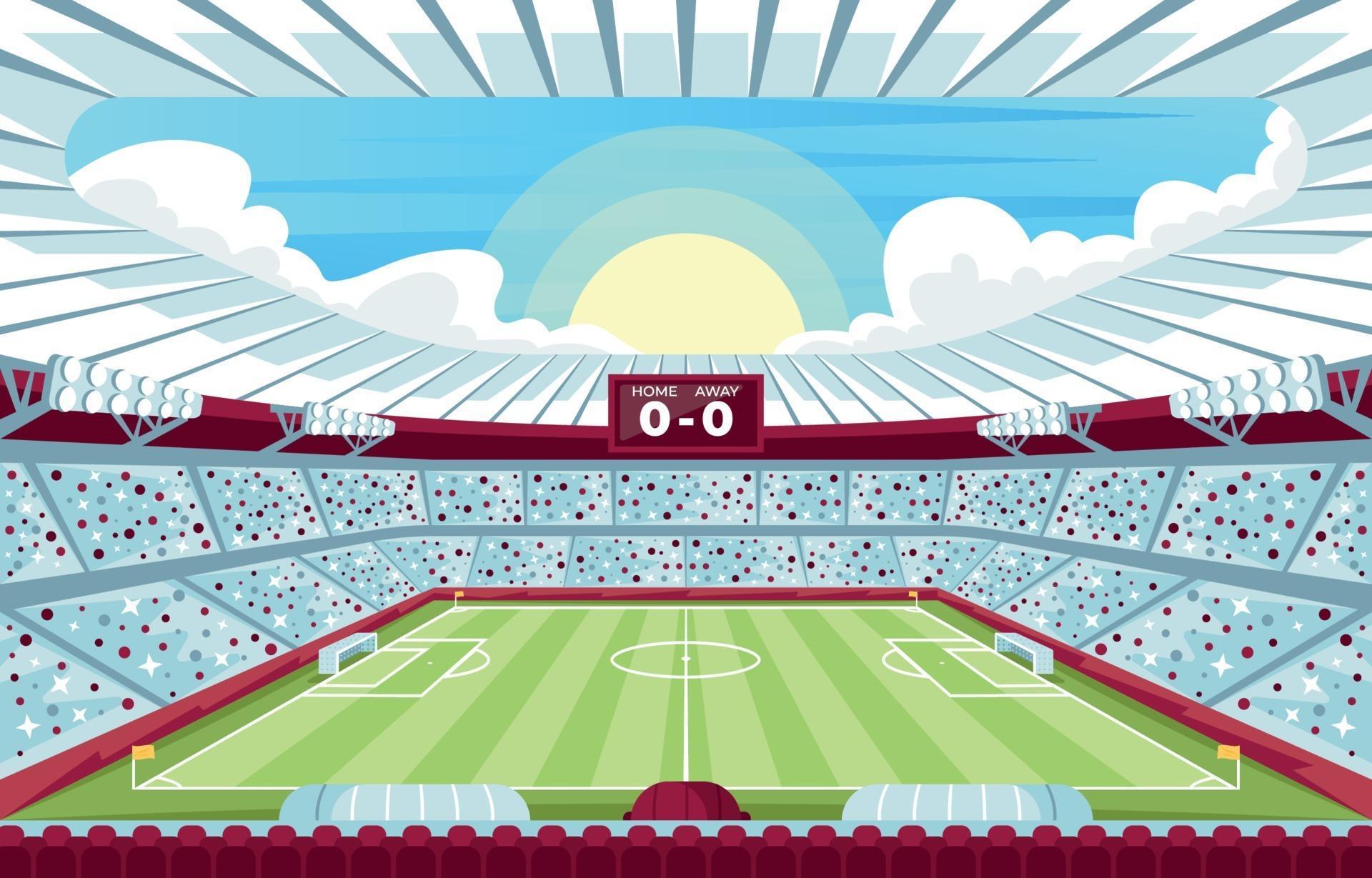 Football Stadium Background 3104229 Vector Art at Vecteezy