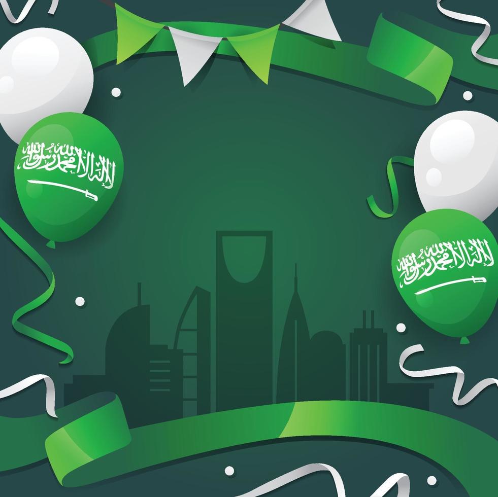 Saudia Arabia Background Theme vector