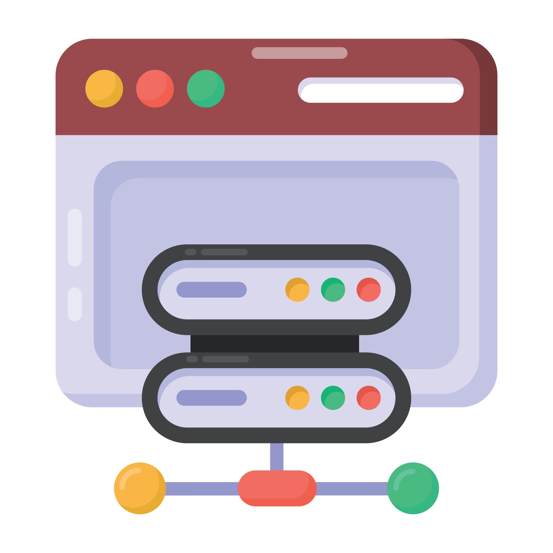 Website Storage and Server 3104717 Vector Art at Vecteezy