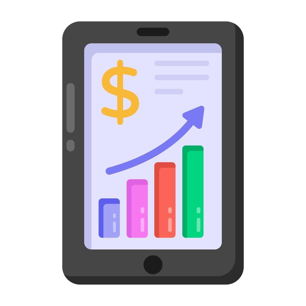 Financial  Business App vector