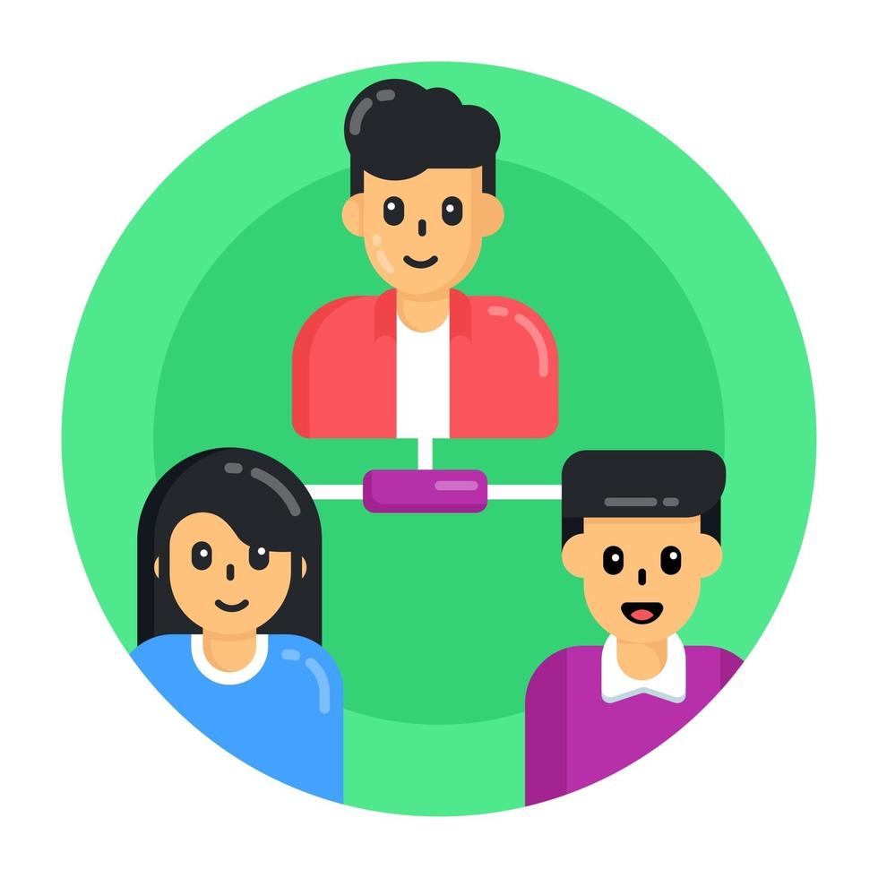 User Networking connection vector