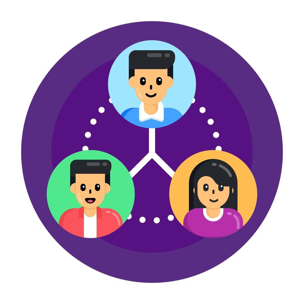 User Networking connection vector