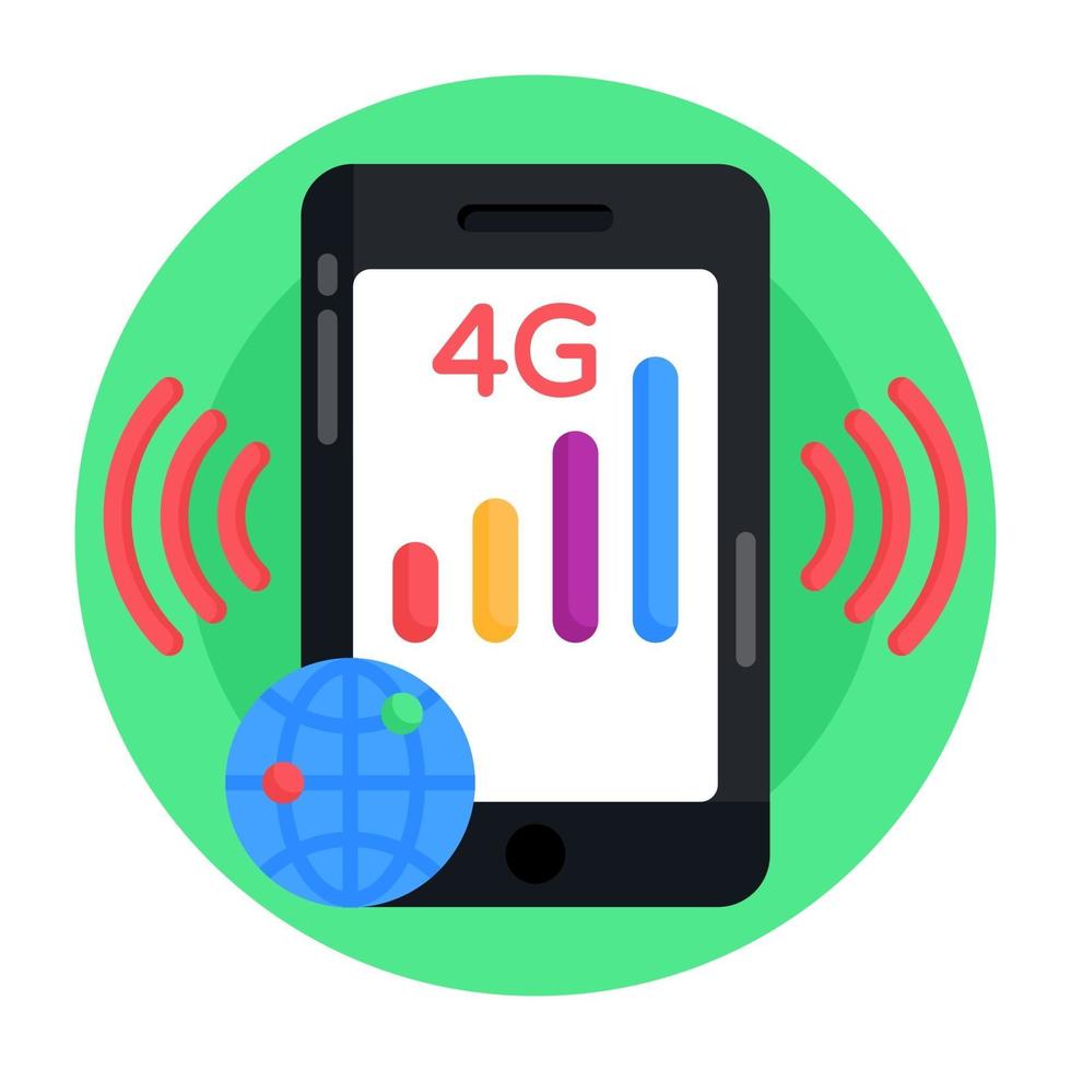 Mobile Networking and Signals vector
