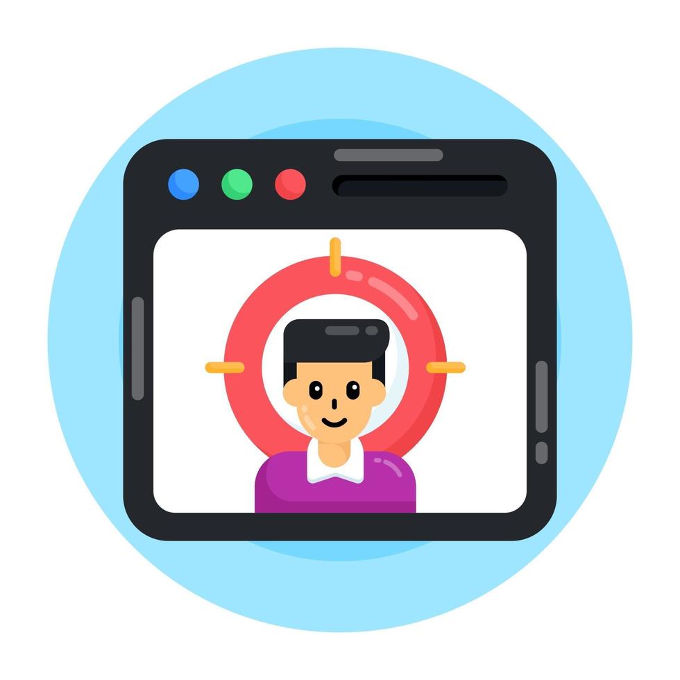 Focus Web User vector