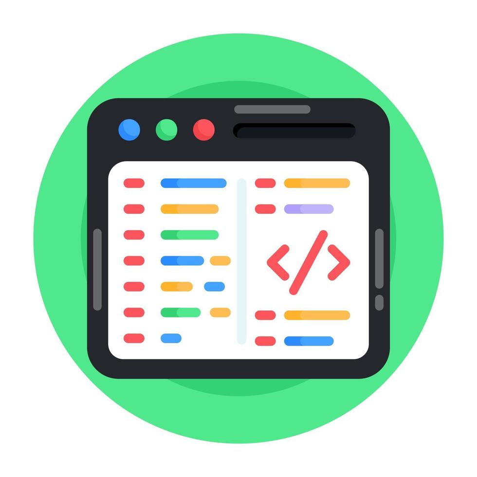 Web Programming and Coding vector
