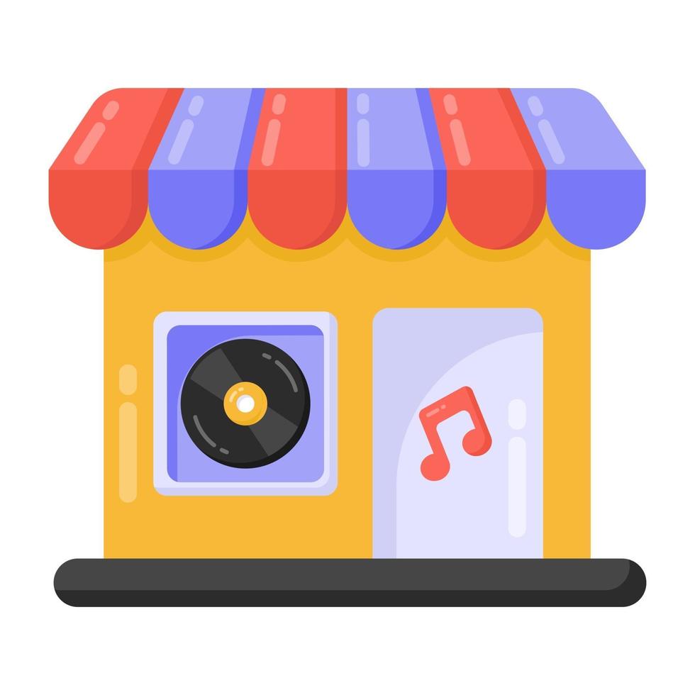 Cd Music Shop vector