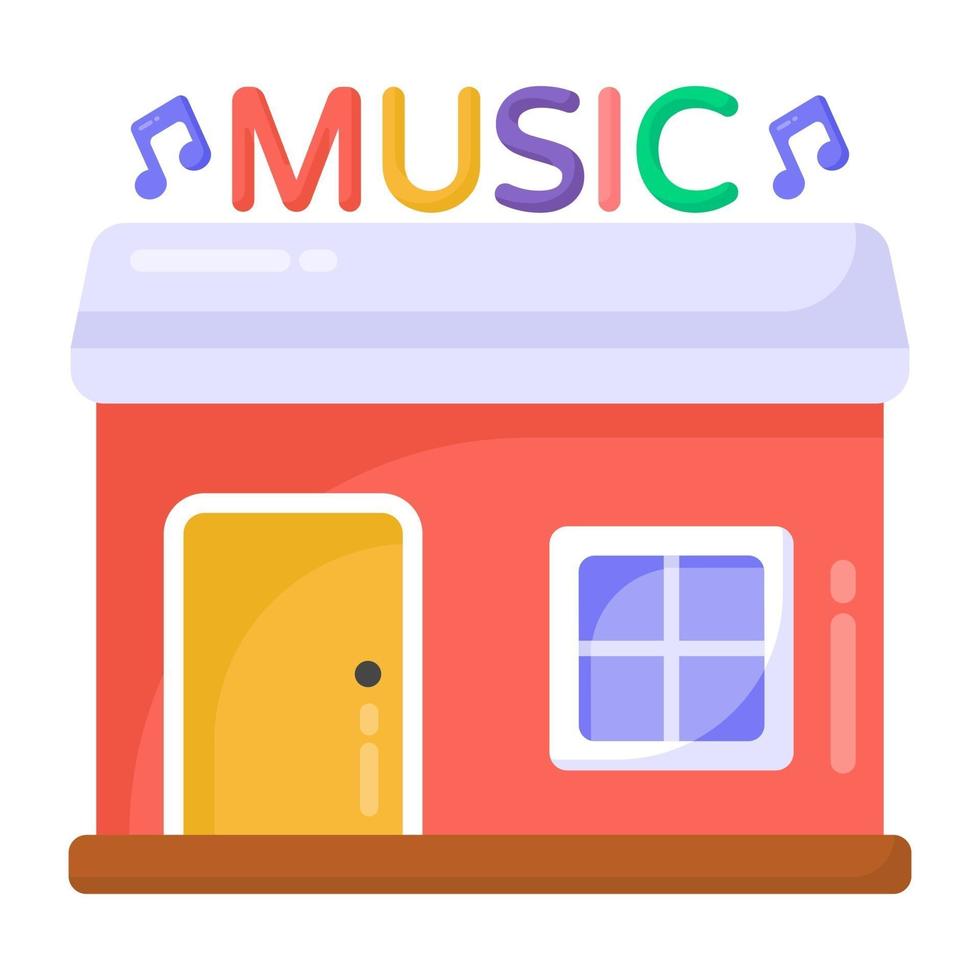 Music Studio Building vector