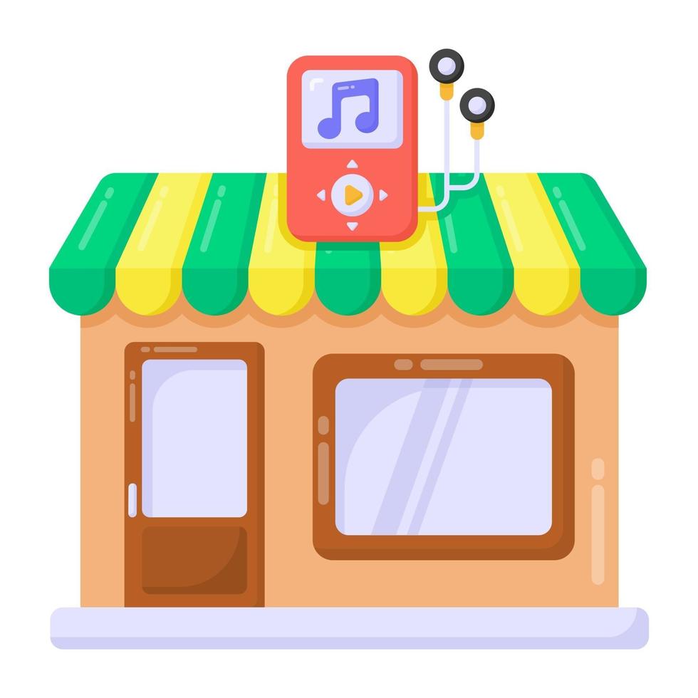 Mp3 Shop and Studio vector