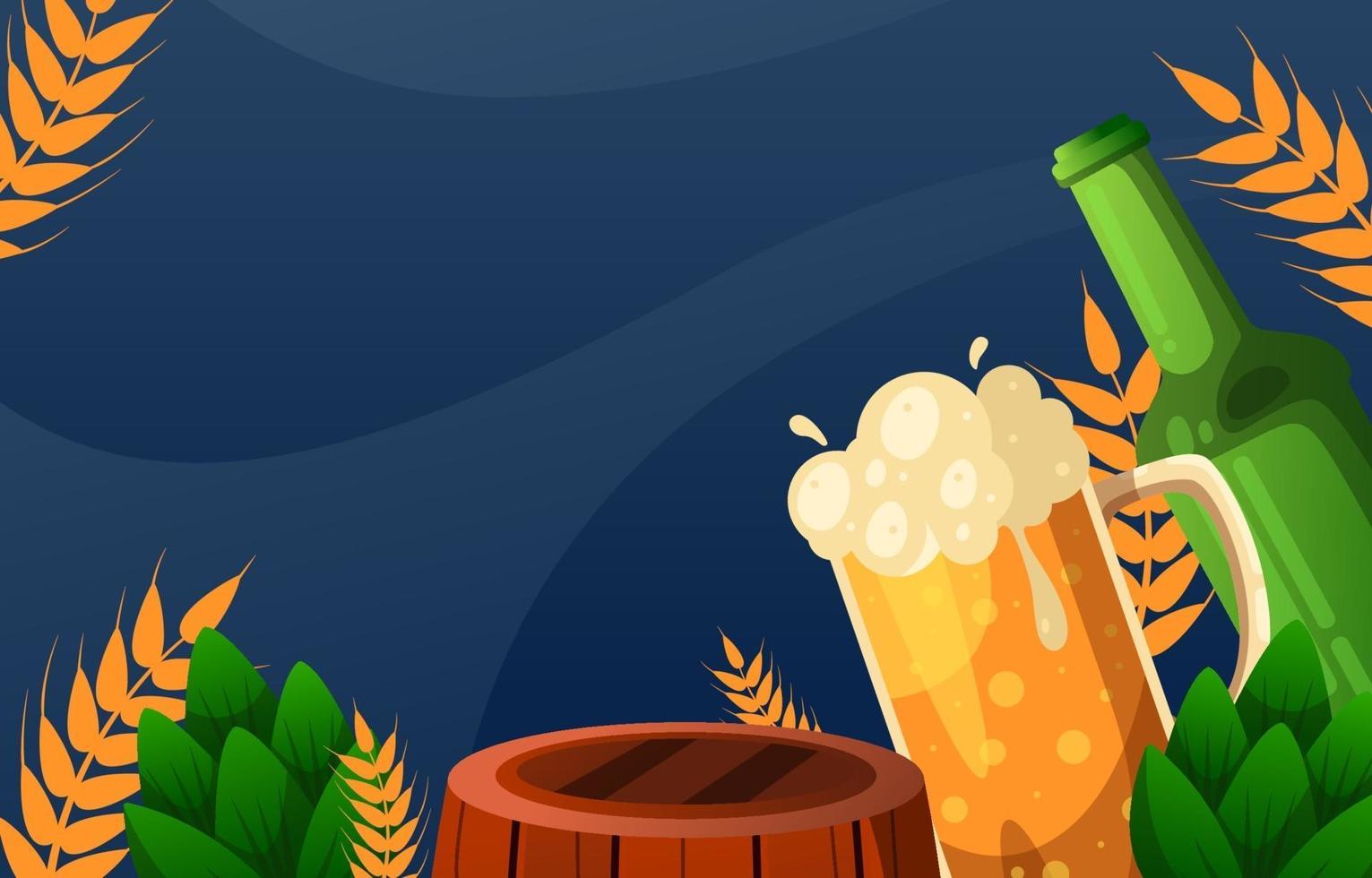 International Beer Day Concept vector
