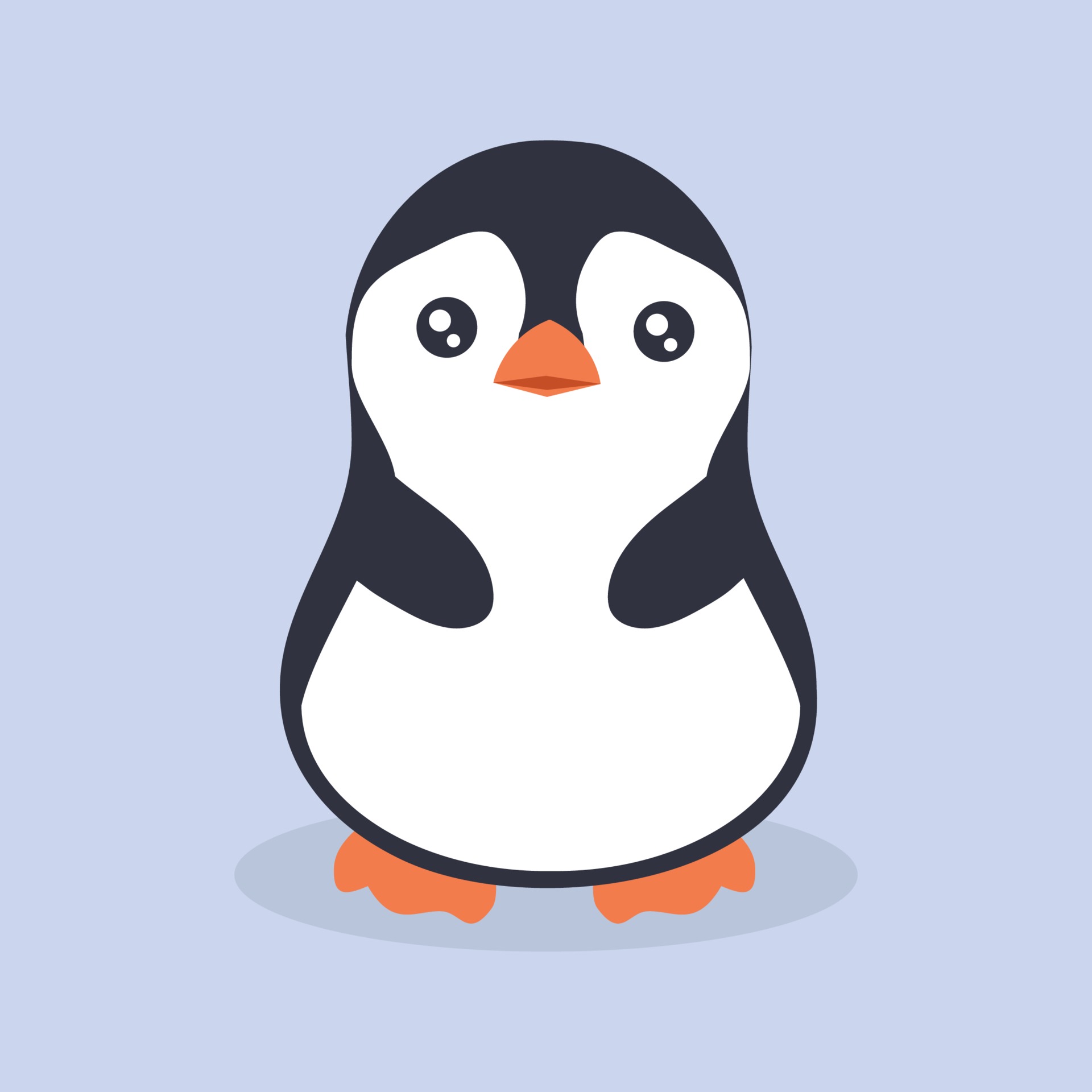 Cute Penguin cartoon icon vector 3105461 Vector Art at Vecteezy