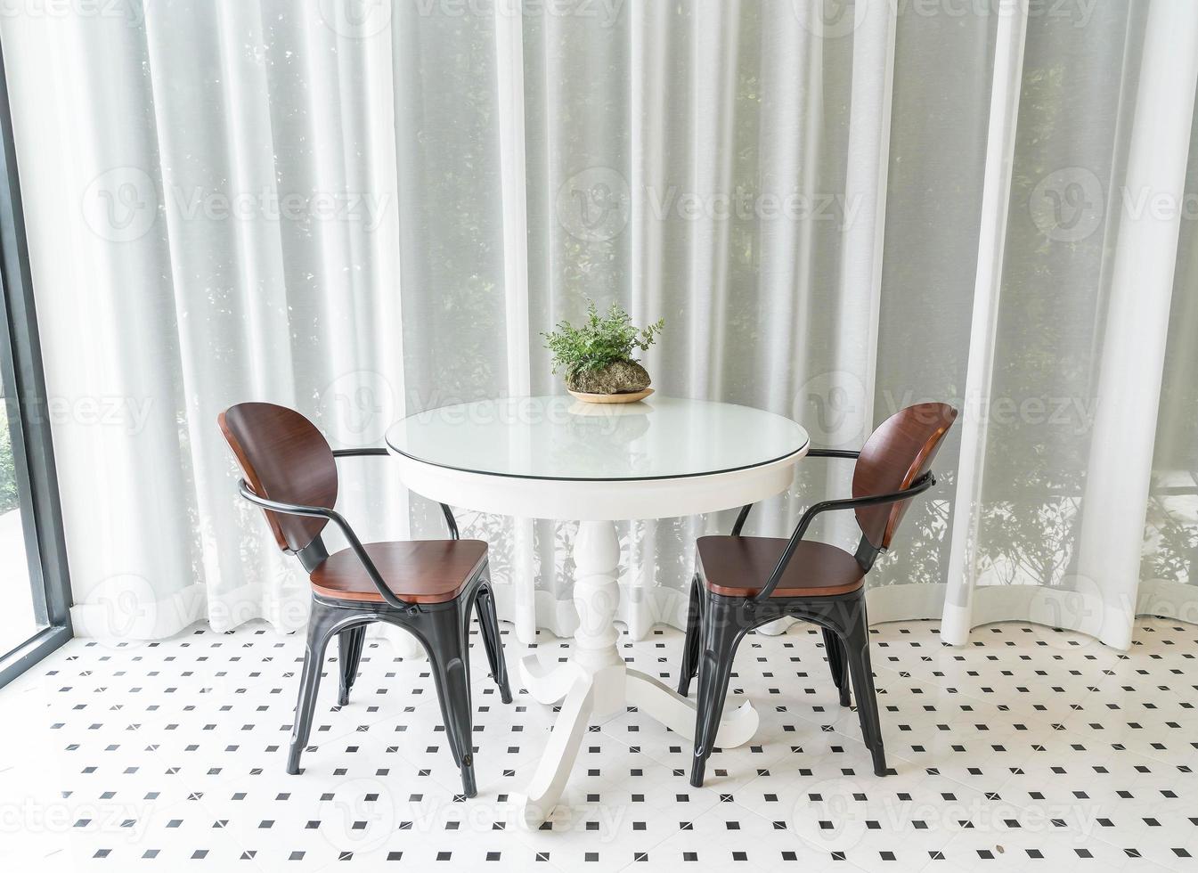 Empty dining table interior decoration in dining room 3105704 Stock