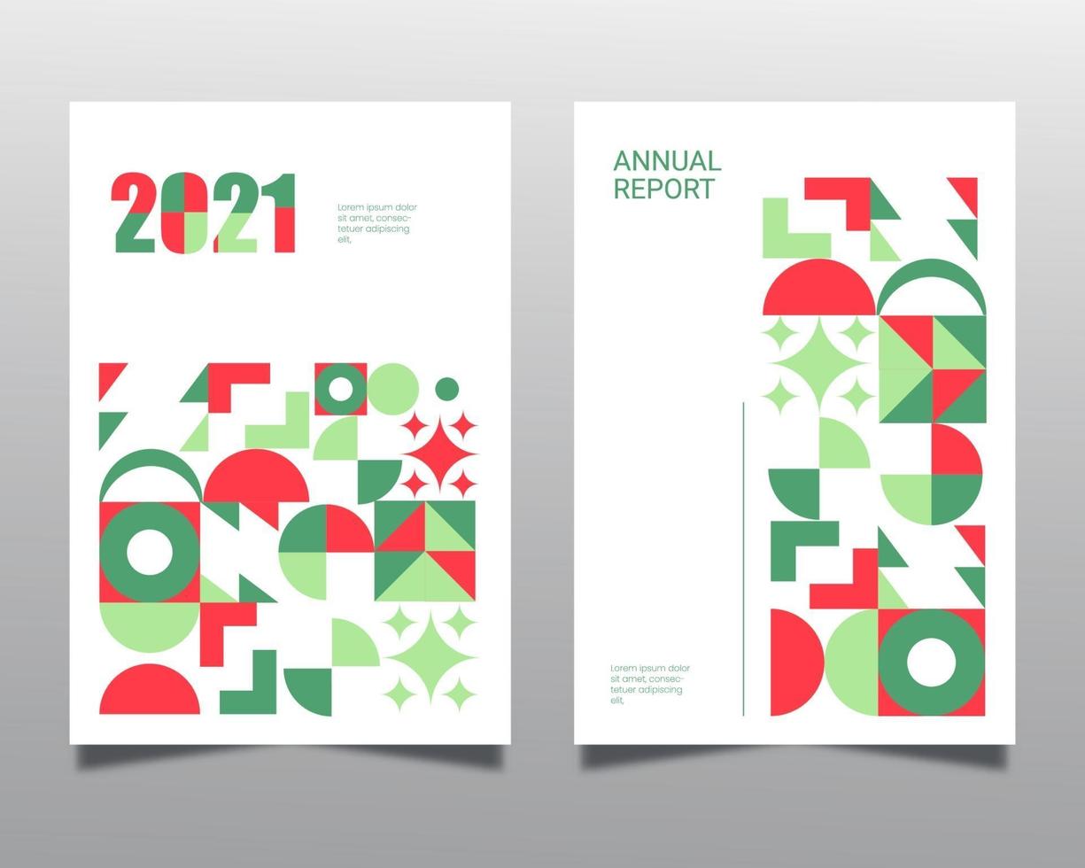 Annual Report Template vector