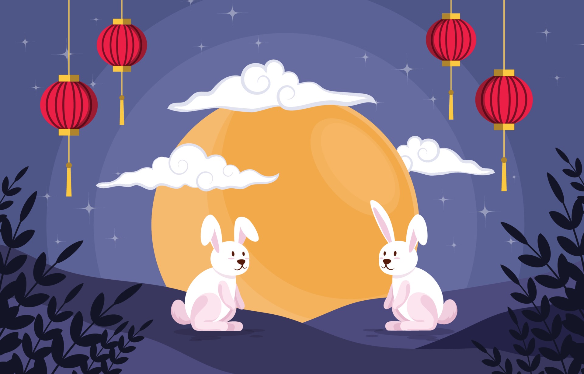中秋節圖案 中秋節圖案