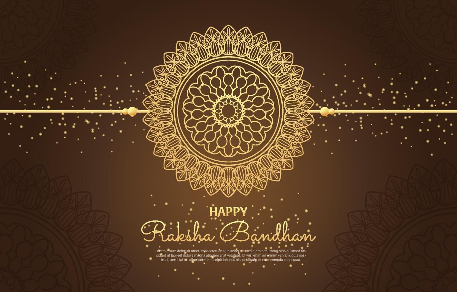 feliz Raksha bandhan vector