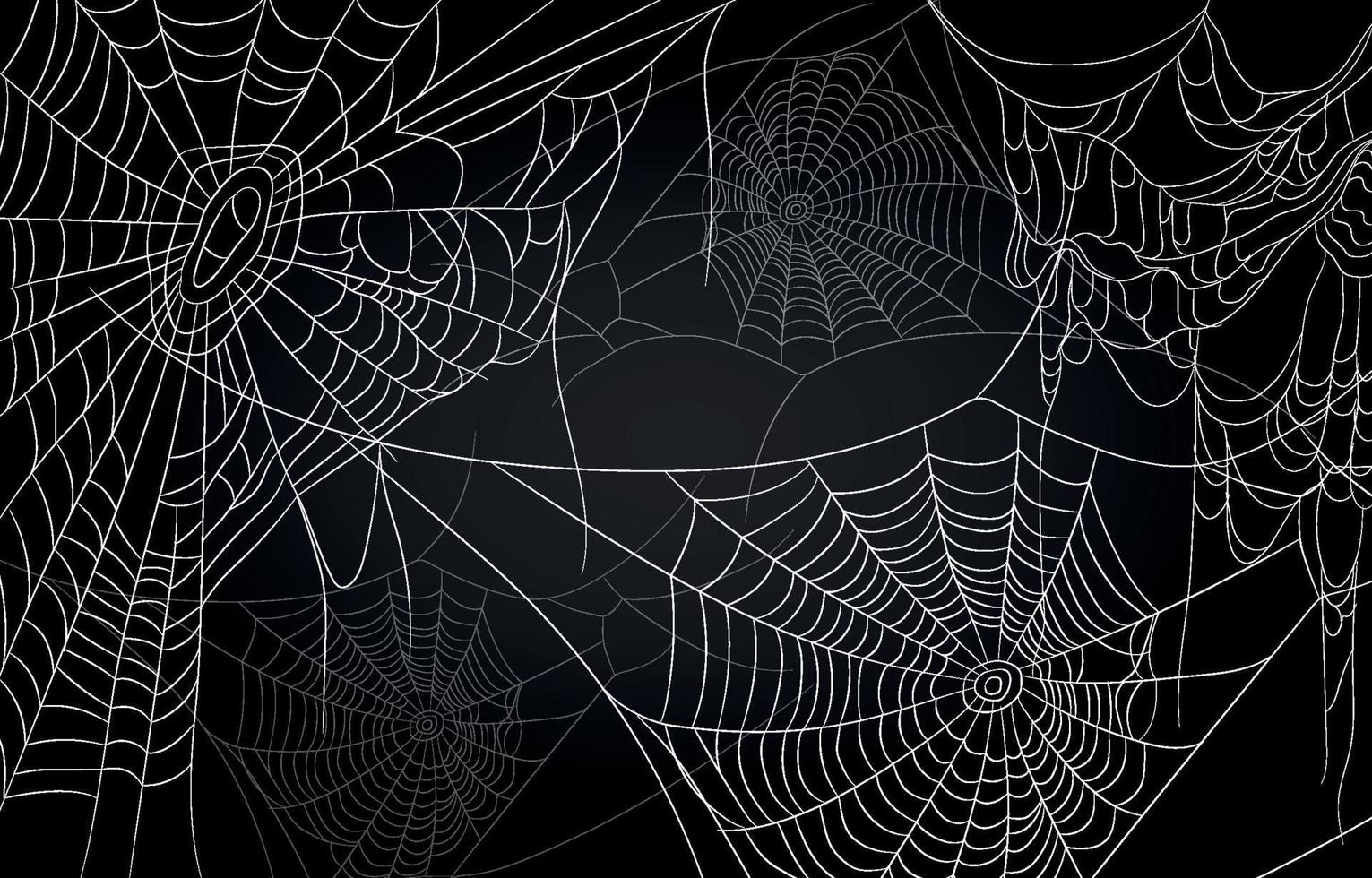 fondo de tela de araña vector