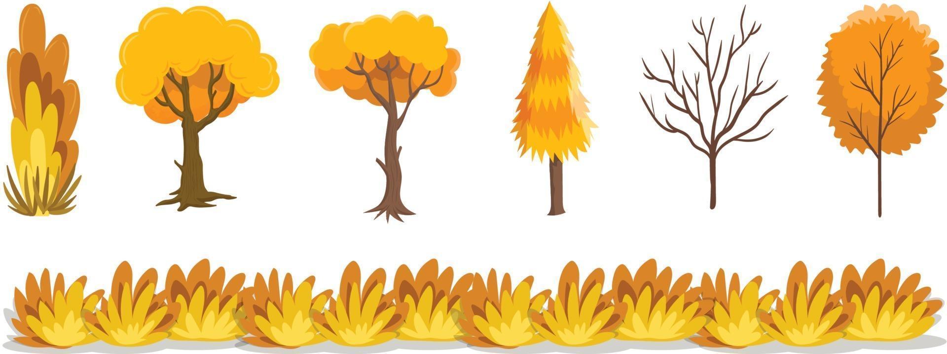 árbol general otoño icono de otoño vector