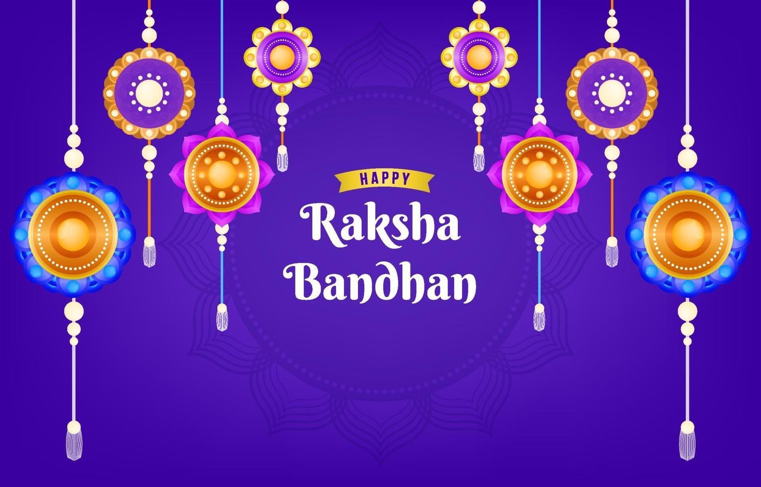 Raksha Bandhan India Background vector