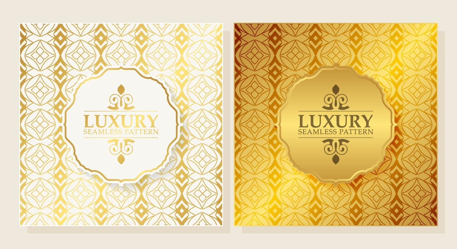 Luxury ornament pattern design background vector