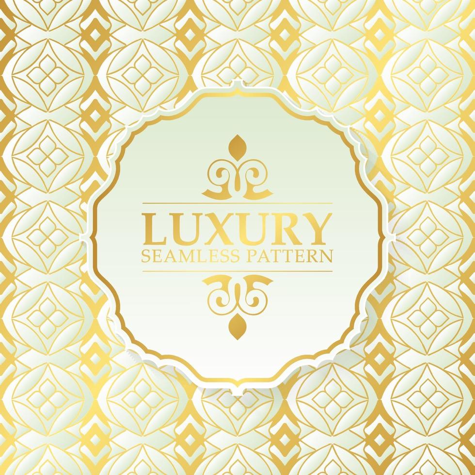 Luxury ornament pattern design background vector
