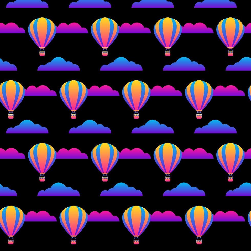 Abstract rainbow seamless pattern background. vector
