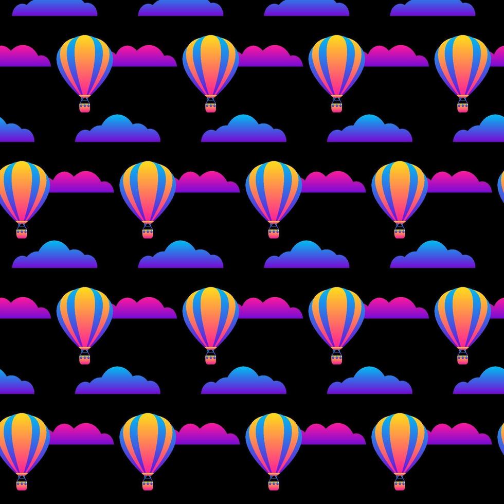 Abstract rainbow seamless pattern background. vector