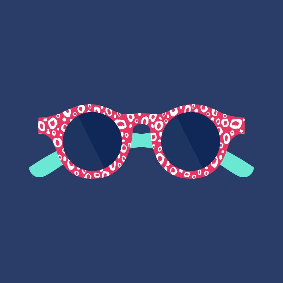 Abstract fashion sunglasses. vector