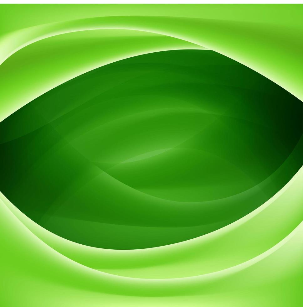 Fondo recién verde con rayo brillante en él. vector