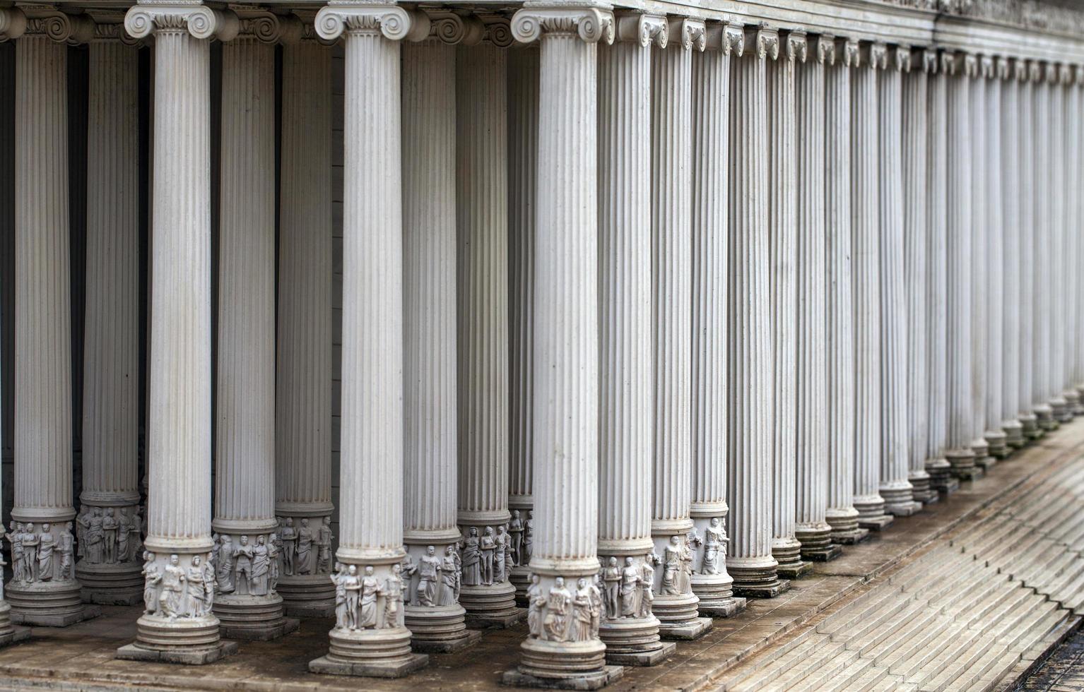 modelo de arte de edificio histórico foto