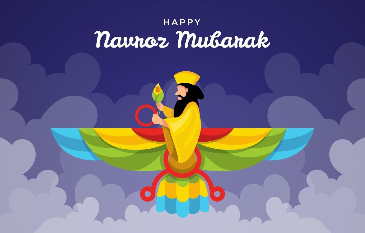 Navroz Mubarak Day vector