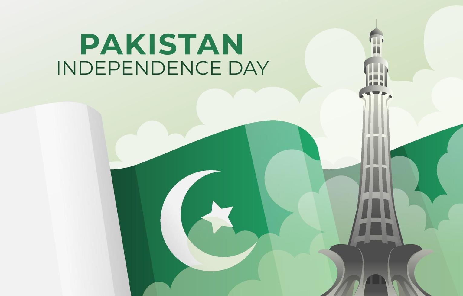 Pakistan independence Day vector