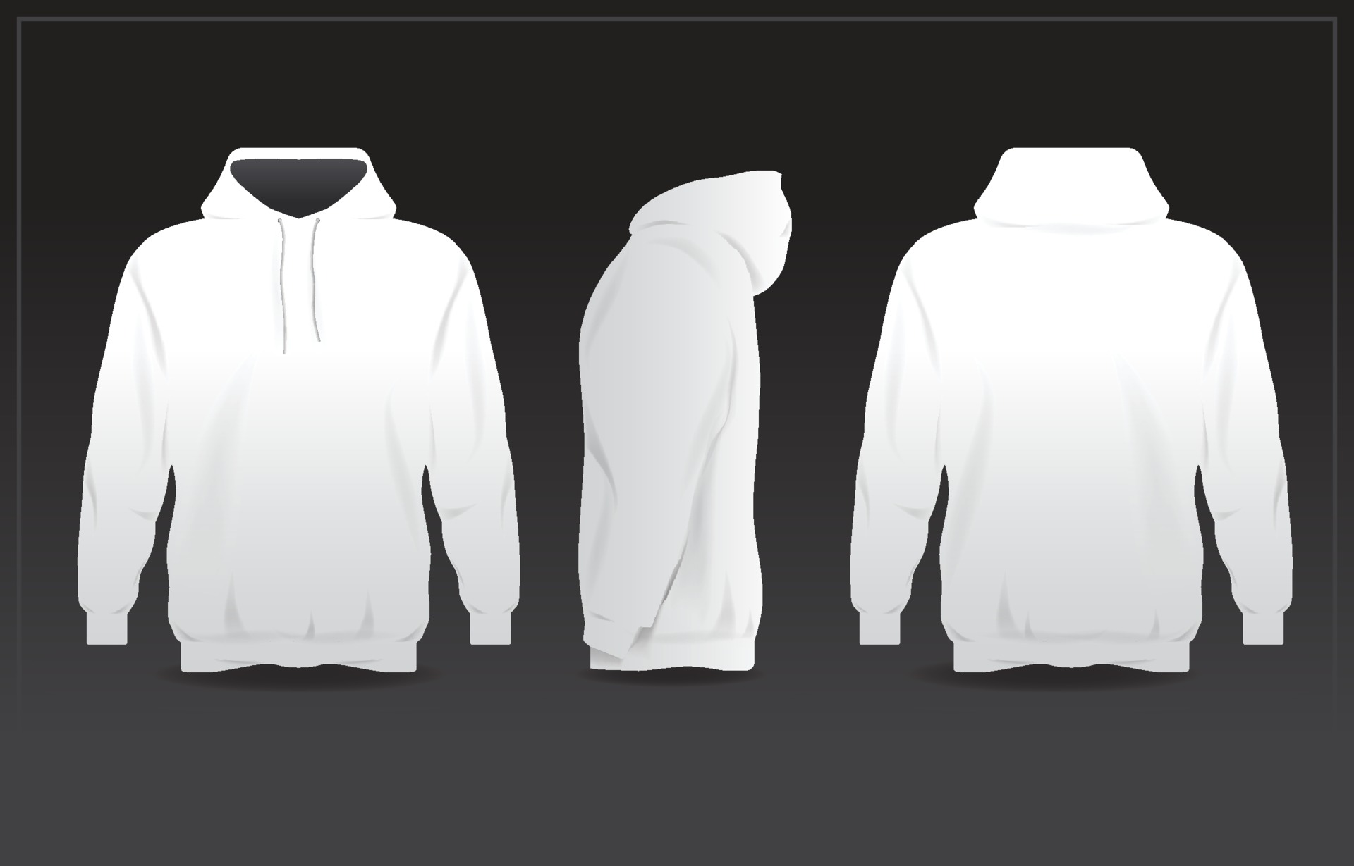 Free White Hoodie Mockup Cutout, Png File 8533976 PNG With Transparent ...