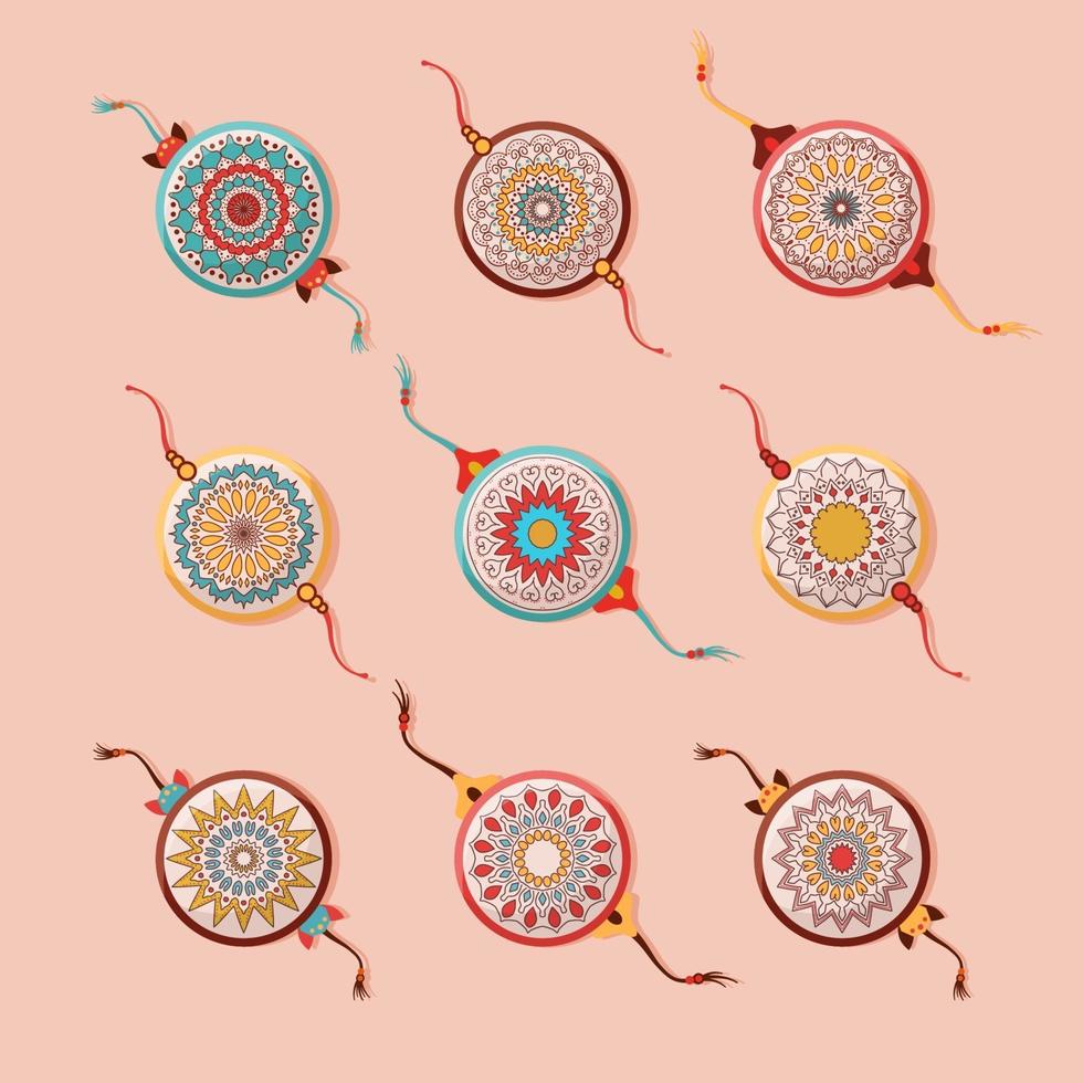 Element Attribute Raksha Bandhan Festival vector