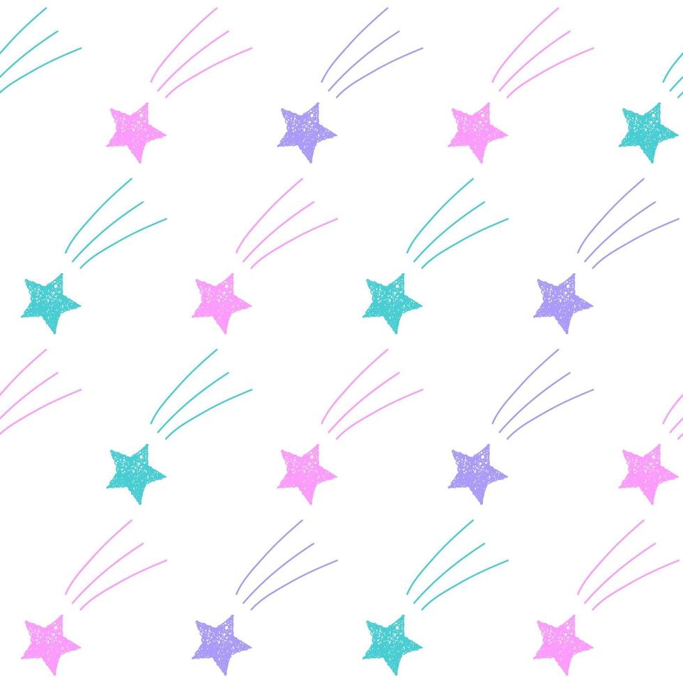 Seamless Pattern background swatch for baby textile fabric vector