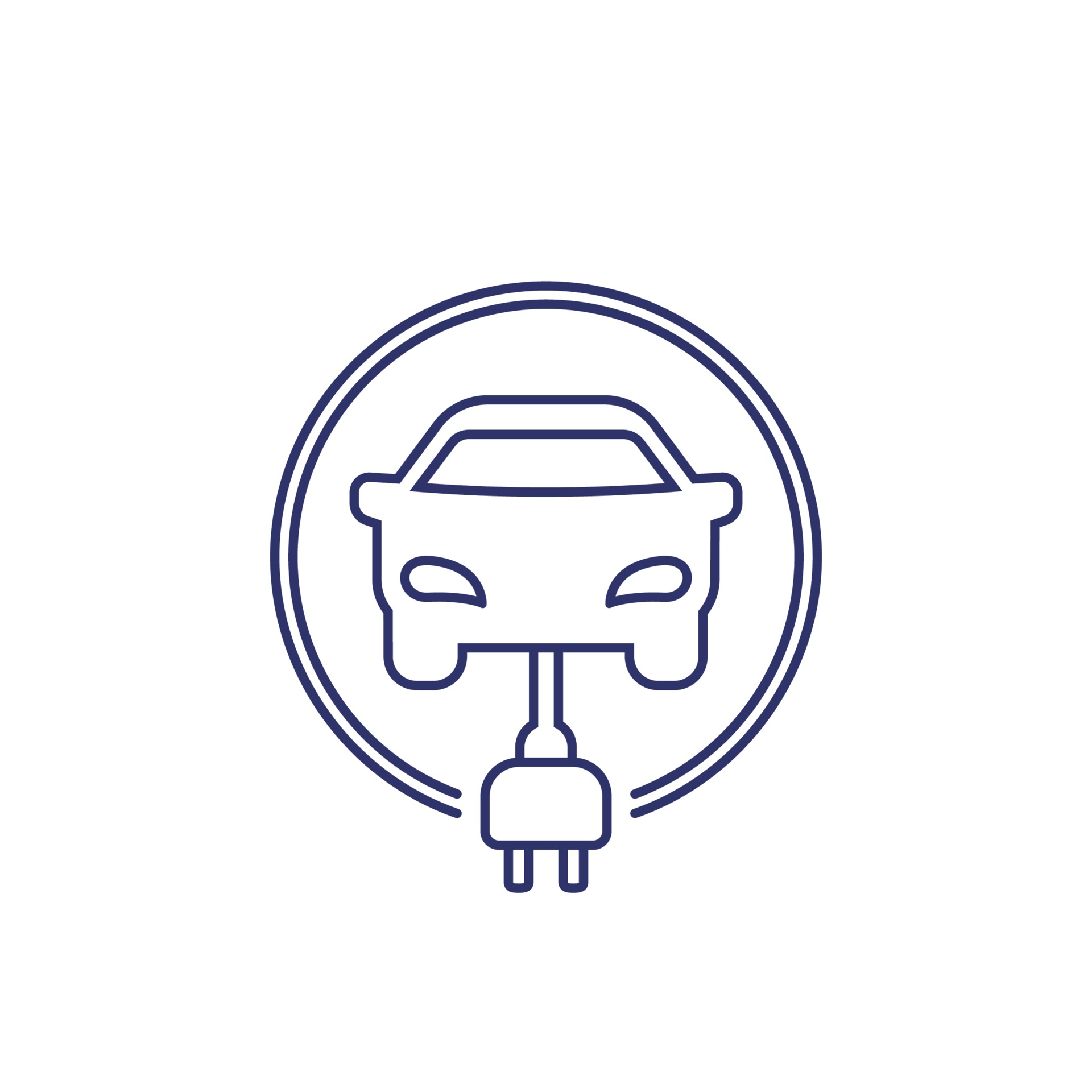electric car charging station line icon 3108006 Vector Art at Vecteezy
