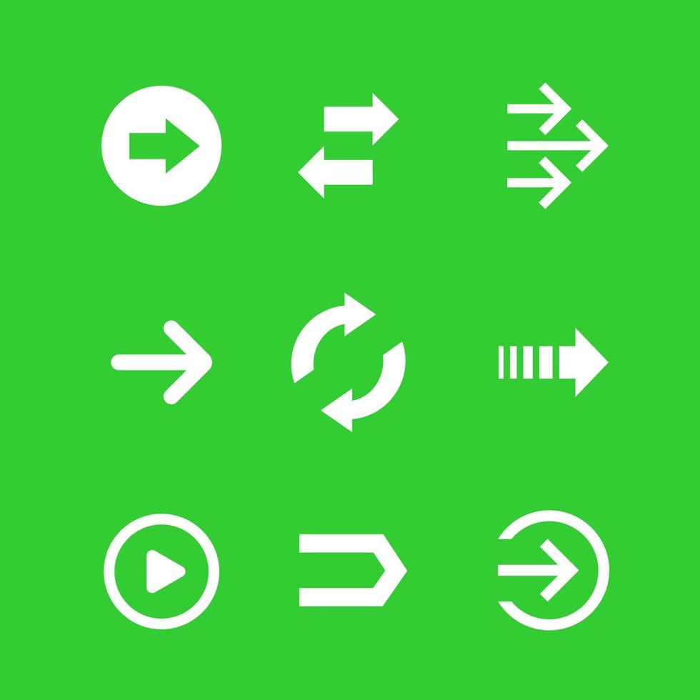arrows vector set