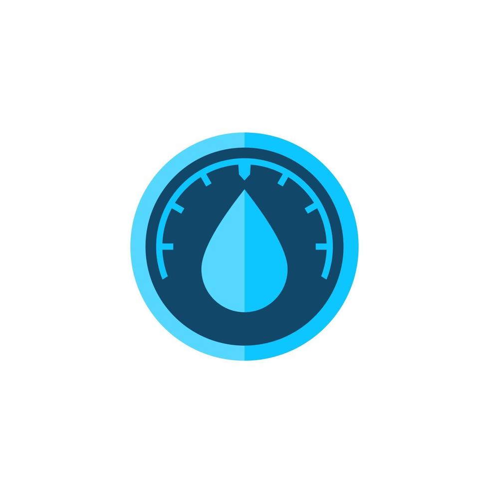 humidity vector icon, water level
