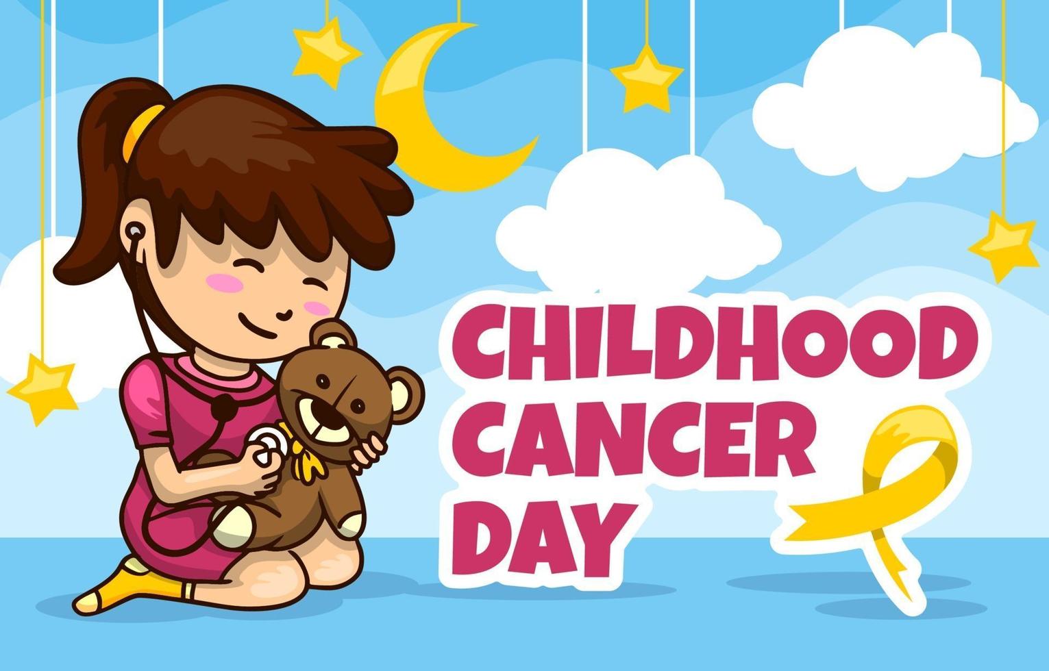 Childhood Cancer Awareness vector