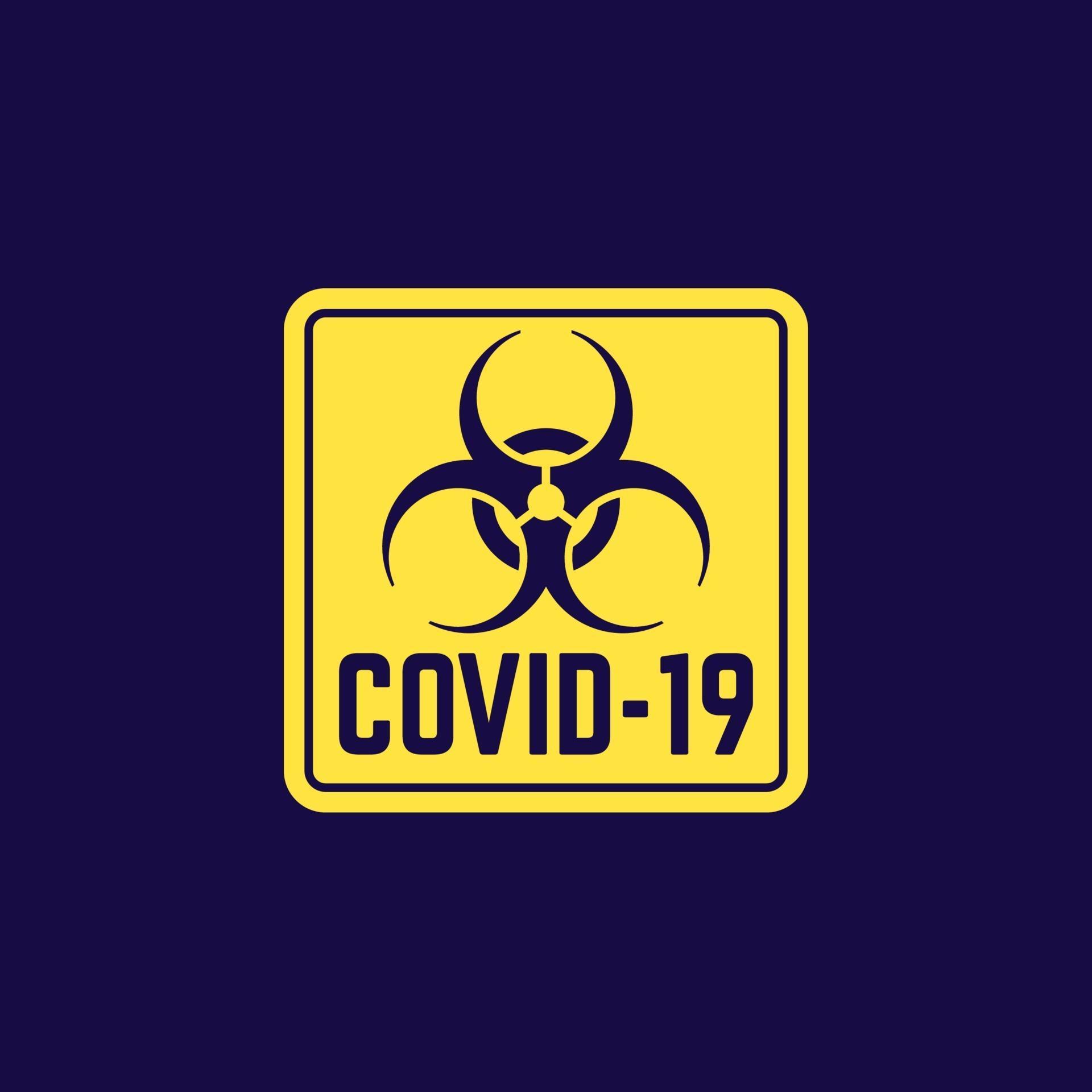 COVID19 virus, biohazard sign, vector 3108343 Vector Art at Vecteezy