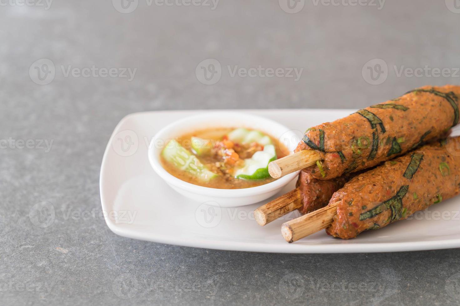 Fried Fish-paste stick photo