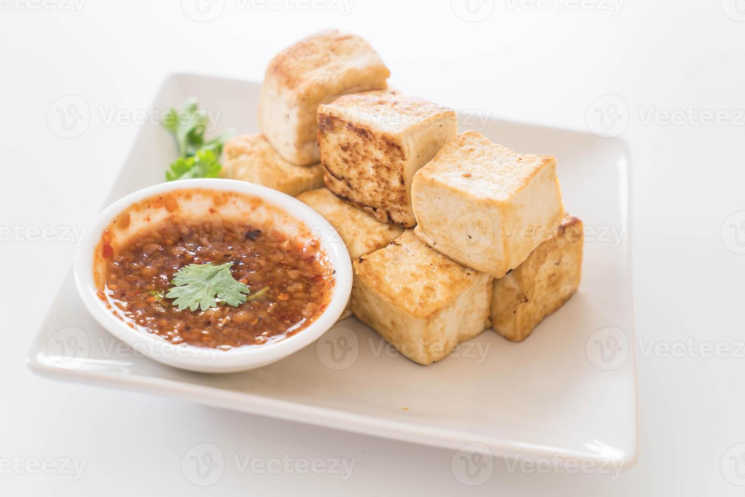Fried Tofu - healthy food photo
