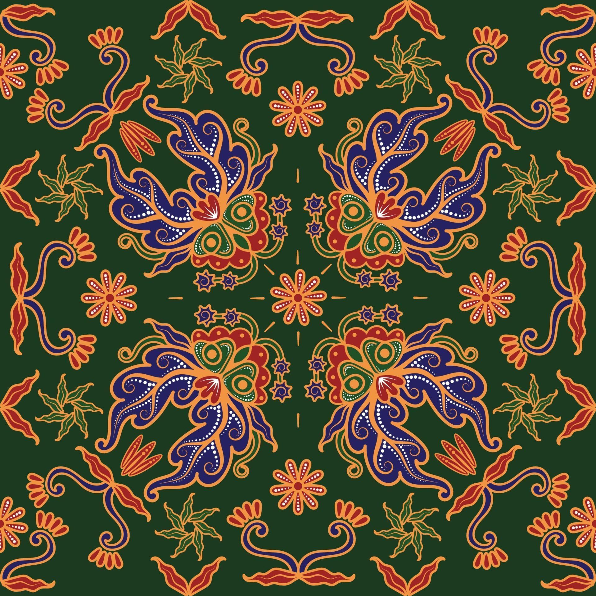 Batik Background Seamless Pattern 3108674 Vector Art at Vecteezy